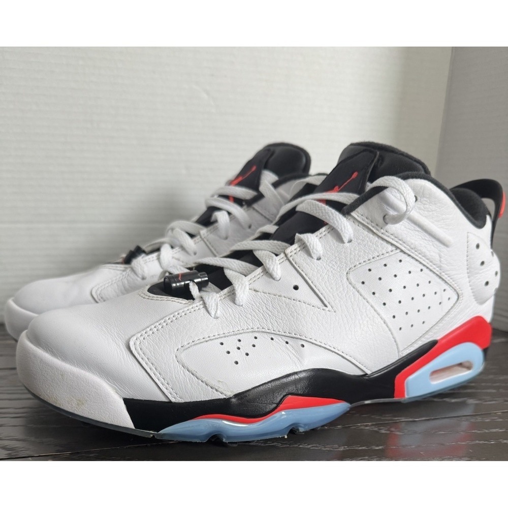 Nike Air Jordan 6 Retro Low G Golf Shoes Infrared‎ Men's Size 14 DV1376-106